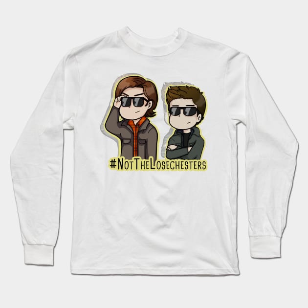 #NotTheLosechesters Long Sleeve T-Shirt by SuperSamWallace